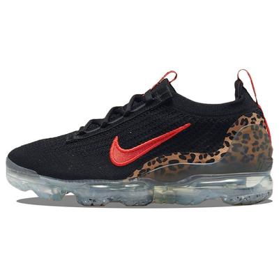 Женские кроссовки Air Vapormax 2021 Flyknit Леопард Черный Пралине Светло-британский-загар DH4090-001