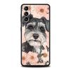 Мультяшный пес Шнауцер Чехол для телефона Samsung Galaxy S24 S23 S22 S20 Ultra S21 FE 5G S10 S9 Plus S10E S8 Мягкий силиконовый чехол