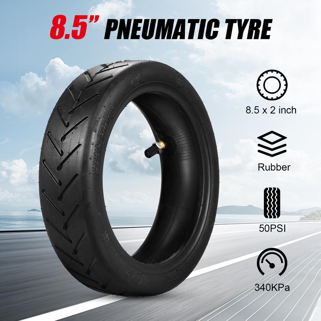 8.5 Inch Inflatable Inner Tubes Outer Tires Replacement for Xiaomi Mijia M365 Electric Scooter E