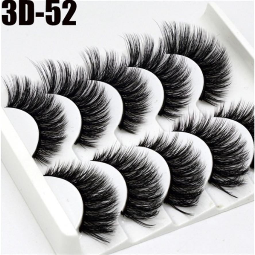 8/20 пар 15-20 мм натуральные 3D накладные ресницы набор для макияжа норковые ресницы наращивание норковые ресницы