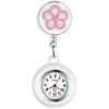 Lancardo Watch Nurse Силиконовые карманные часы с зажимом для часов, растягивающиеся часы для медсестры, милые женские аналоговые часы с цветочным узором, карманные часы, идеальный подарок для кормящих матерей
