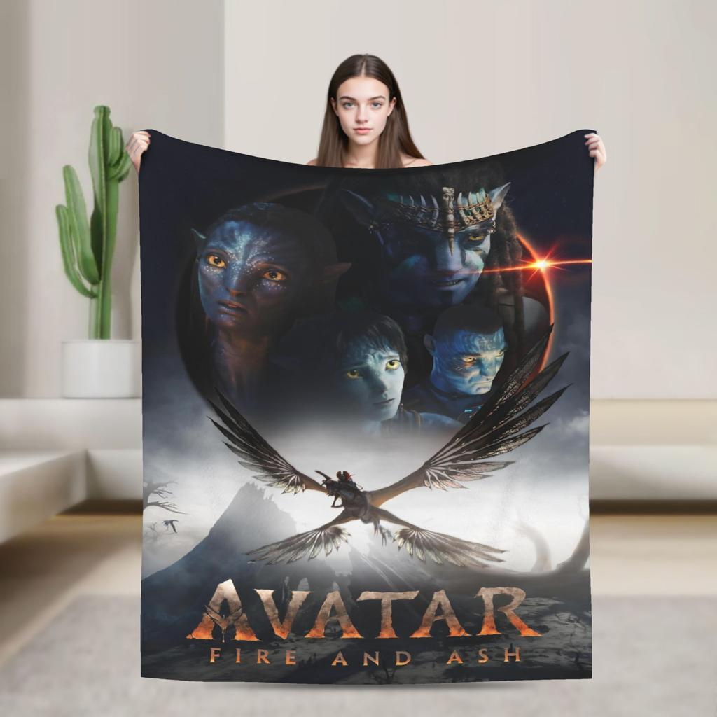 Cartoon Avatar Movie Blanket Fleece Summer Air Conditioning  Multi-function Lightweight Throw Blanket for Bed Car Quilt