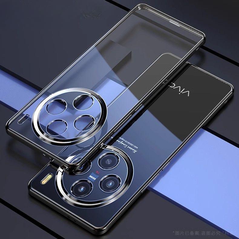 Чехол для VIVO X200 Pro Mini X200pro Гальванизированный прозрачный объектив камеры Защитный чехол для VIVO X200 Pro X 200 Противоударный силиконовый бампер