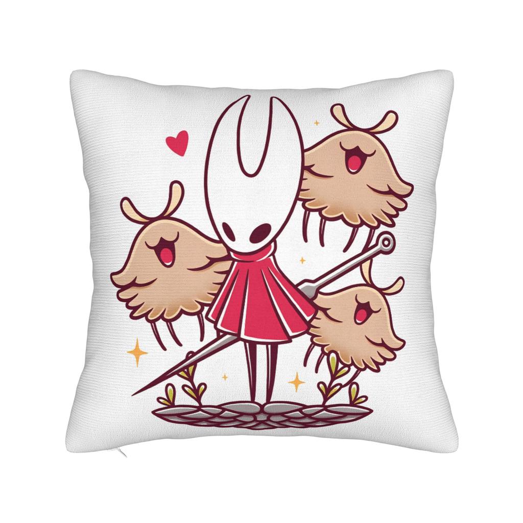 Hollow Knight Silksong Pillow Case Square Pillow Cover For Sofa Car Home Decor Morden Cushion Cover