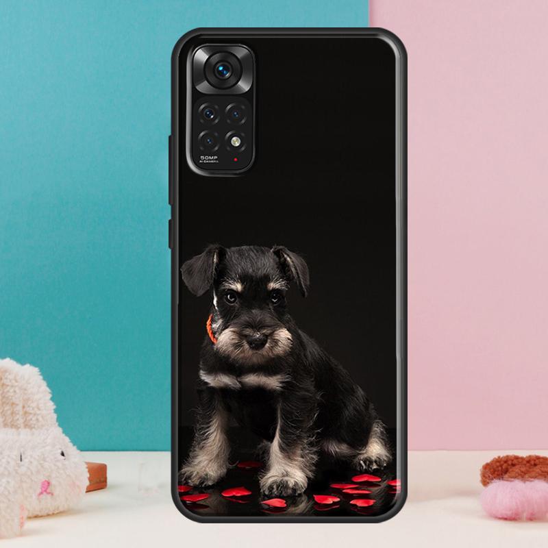 Schnauzer Puppy Dog Case For Xiaomi Redmi Note 14 13 Pro 12 11 9 10 9S 10S 11S 12S Redmi 14C 13C 10C 12C Cover