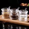 Dustproof Bowl Sugar Anti-slip Sugar Pots Practical Spice Box Barbecue