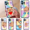 Цветная капибара (3) Чехол для телефона Чехол для телефона для Apple iPhone 17 Pro Max 16 11 12 Air 17e 15 Pro 7 8 14 13 XR XS MAX