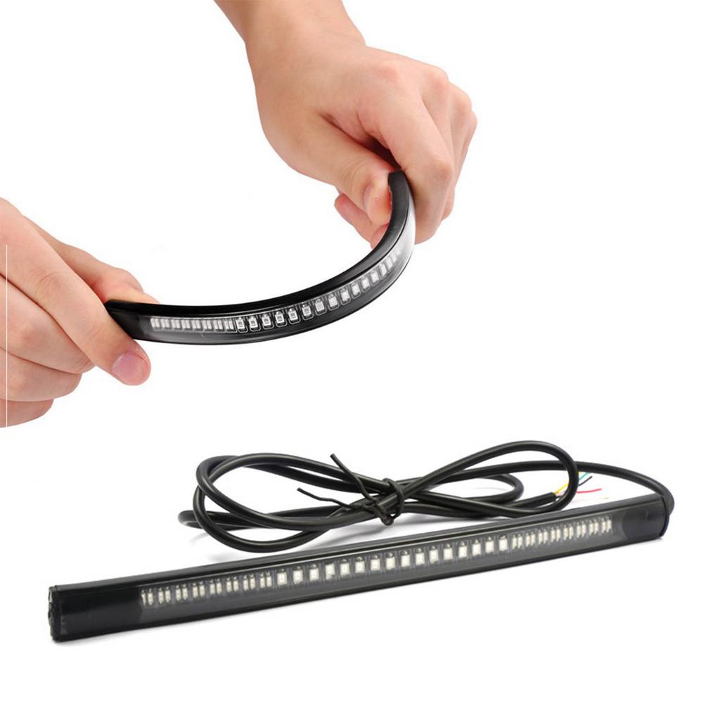 Светодиодный фонарь номерного знака мотоцикла, многофункциональный красный желтый светодиодный задний фонарь для модификации