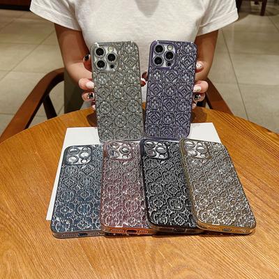 Подходит для iPhone15promax, чехол для мобильного телефона с креативным цветком и тысячей бриллиантов, мягкий чехол Apple 14 с блестками 13 и бриллиантами 12.