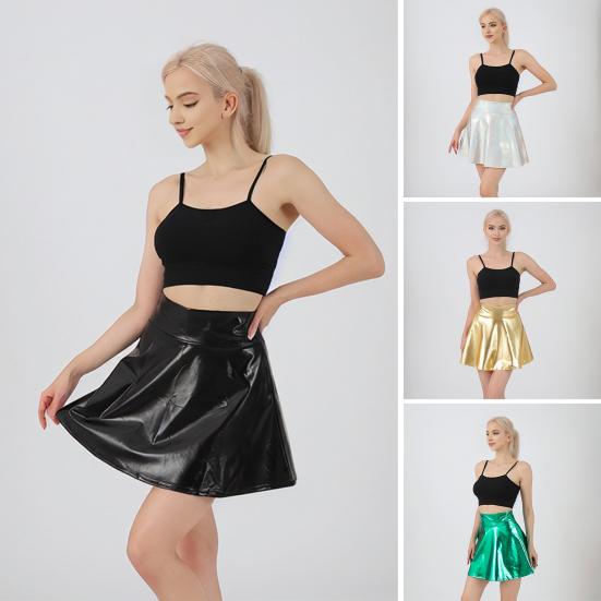 Женская мини-юбка для ночного клуба Яркая цветная юбка-зонтик Трехмерная юбка-фигуристка Юбка для выступления на сцене