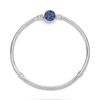 Original Fashion 925 Sterling Silver Shine Blue Moments Bracelet Snake Bone Chain Charm For Women Diy Luxury Jewelry Fashion