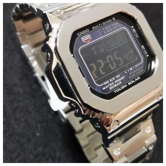 G-shock silver metal with custom body GWM5610 tough solar G-SHOCK