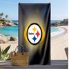 Pittsburgh Steelers Print Beach Towel Soft Portable Quick?dry Towel For Pool Summer Vacation Outdoor Sport