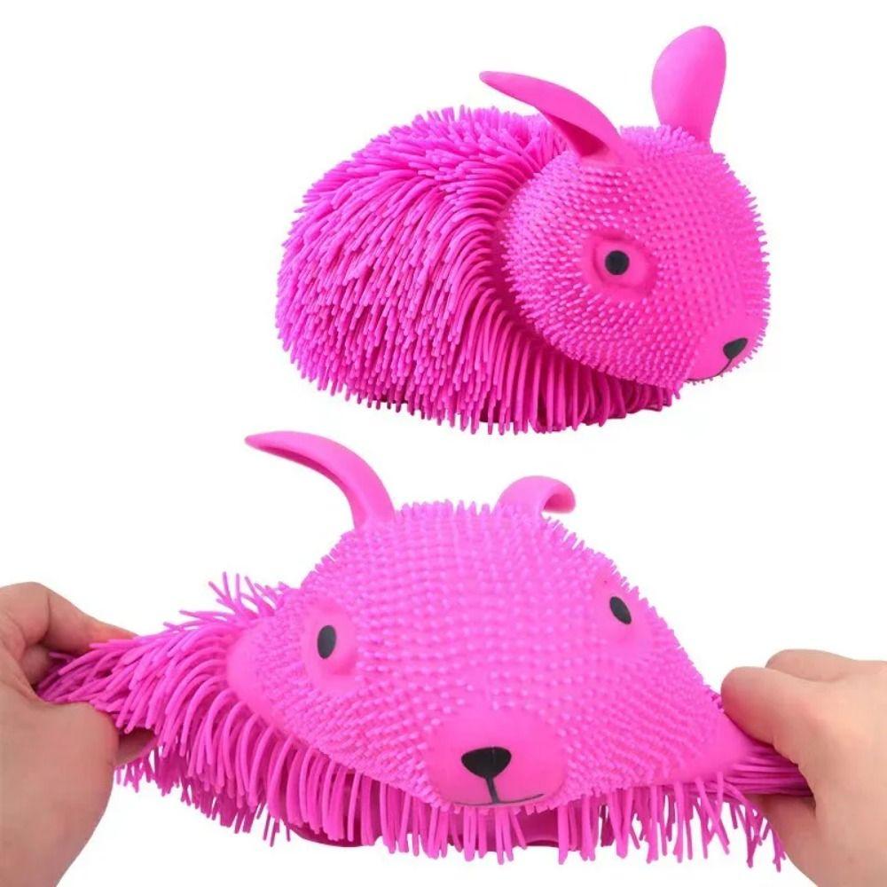 Fluffy Vent Squeezing Toys Big Size 3D Sensory Toy Funny Cute Animal Squeezing Toy Children