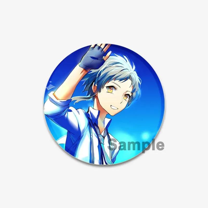 Значок Bungo Stray Dogs 32/44/58 мм, агентство Atsushi Nakajima Dazai Osamu, мягкая пуговица, декоративная шляпа ручной работы, значок, подарочный аксессуар