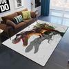 3D Dinosaur Non Slip Carpet Carpet Decoration for Boys' Rooms Bath Mat Decor Picnic Yoga Kitchen Mat Carpets for Living Room