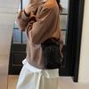 Canvas Crossbody Mobile Phone Bag Solid Color Water Cup Bag Shoulder Water Bottle Bag  Mobile Phone