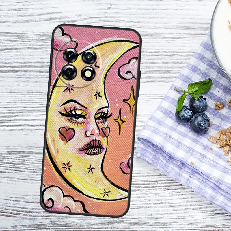 Indie Kids Aesthetic Hippie Acid Trip Case For OnePlus Nord CE 5 3 4 Lite N20 N30 OnePlus 10T 13T 13R 12R 15R 11 12 13 15 Cover