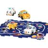 Children's DIY Puzzle Track Scene Construction Puzzle Assembly Electric Track Car Children's Early Education Toy Gift Set