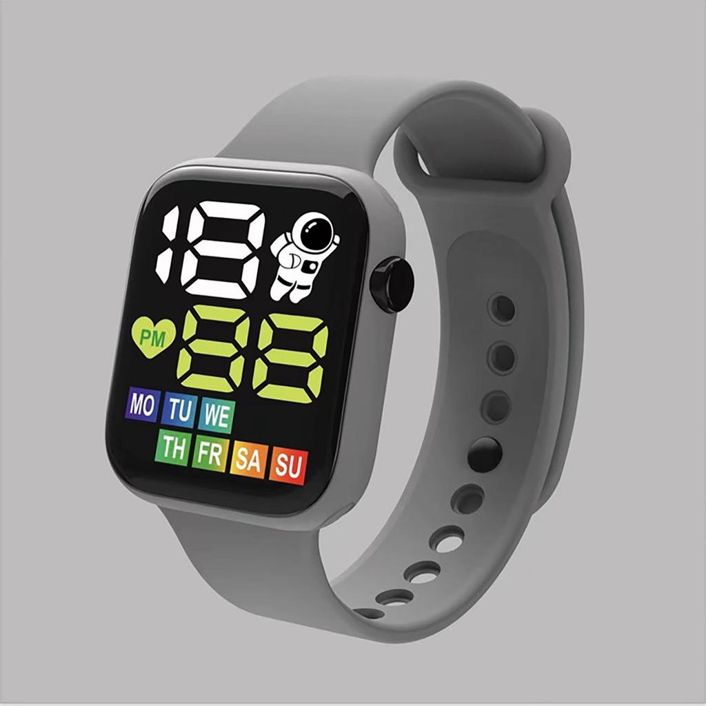 Children's Sports Watch Display Week Suitable For Outdoor Electronic Watch For Students