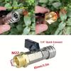 1/4 Inch Quick Connector Brass Material Hose Switch  Driveway Cleaning