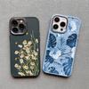 Цветочный Роскошный Силиконовый Чехол Для Телефона Для iphone 13 12 Pro Max 16 11 14 Pro Max 15 14 7 8 plus X XR XS Ударопрочный Мягкий Чехол Fundas