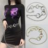 Fashion Vintage Hip Hop Style Moon Star Waistband Dress Cummerbands Punk Waist Chain Womans Belt
