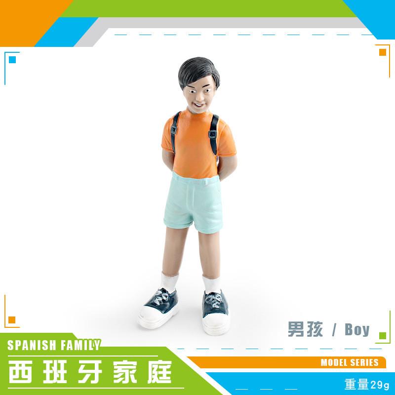 Набор реалистичных фигурок членов семьи, включая дедушку, бабушку, папу, маму и детей, для коллекционирования и демонстрации