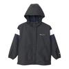 Куртка Long Water Thermal Script Zip Hooded Basic Black [Champion], с рукавами, водоотталкивающая, ветрозащитная, с логотипом, куртка, спортивная, CW-ASC01, женская,