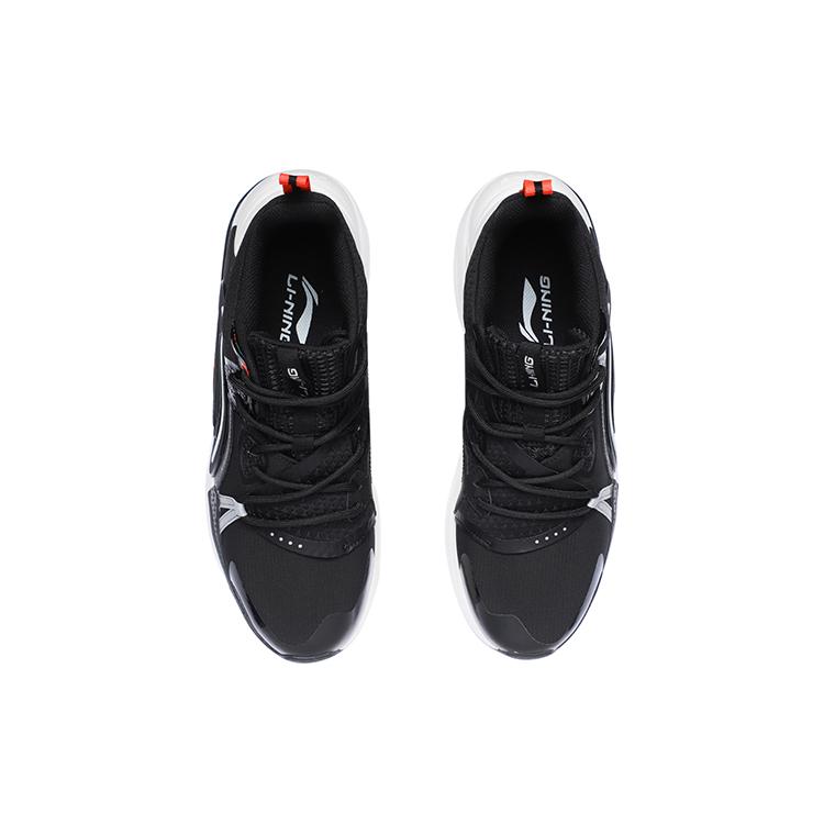 Кеды Li Ning Spark Повседневные Унисекс Средняя высота Черный/Серебристый AGLR015-3