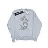 Disney Womens/Ladies Mickey Mouse Sketch Kick Sweatshirt