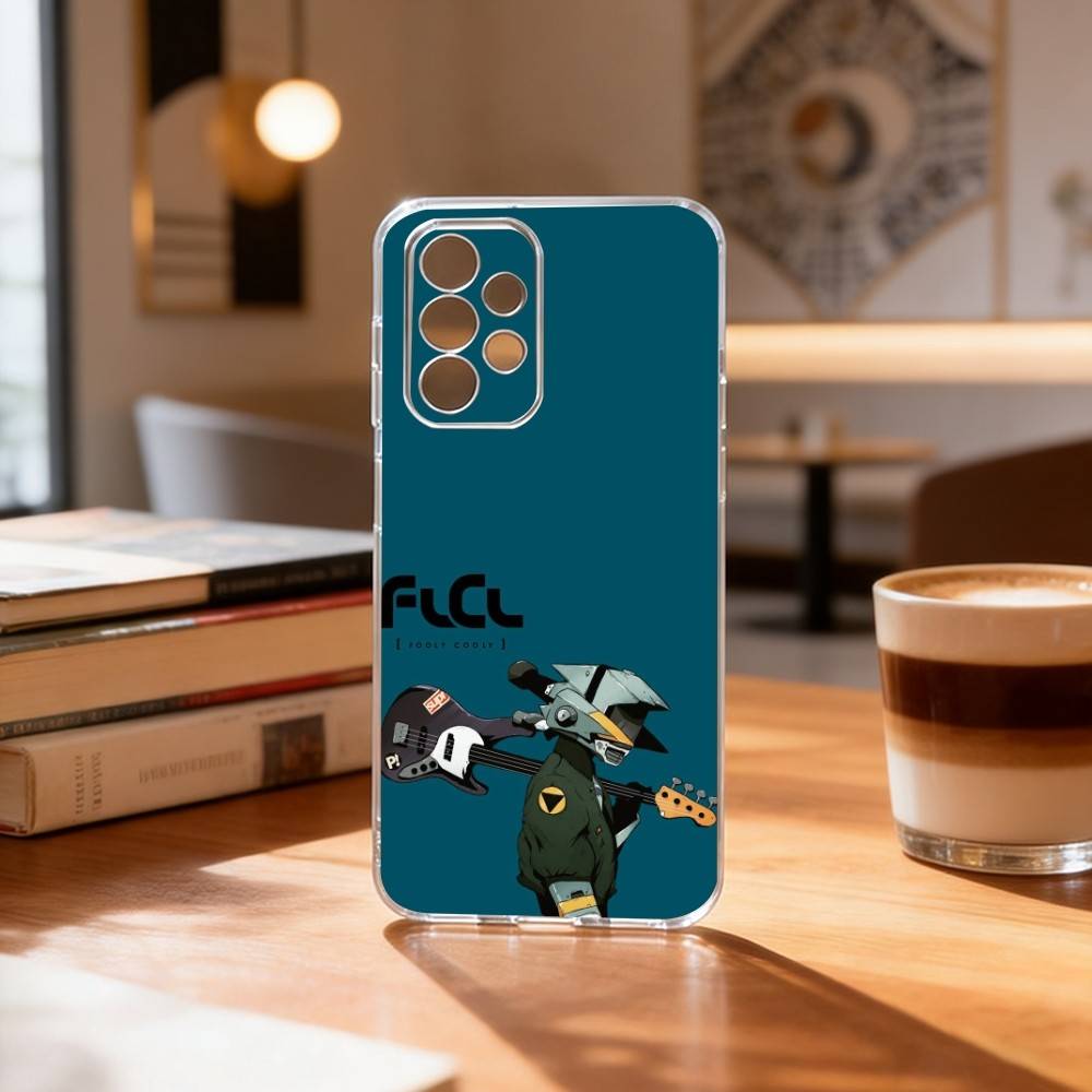 FLCL First L-Love C-Cyber Love Чехол для телефона для Samsung S25,S24,S21,S22,S23,S30,Ultra,S20,Plus,Fe Прозрачная крышка