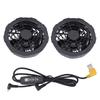 2PCS Cooling Jacket Fans 5V 0.6A Cable USB Powered Brushless Motor Fan for Air Conditioning Clothes Vest Workwear