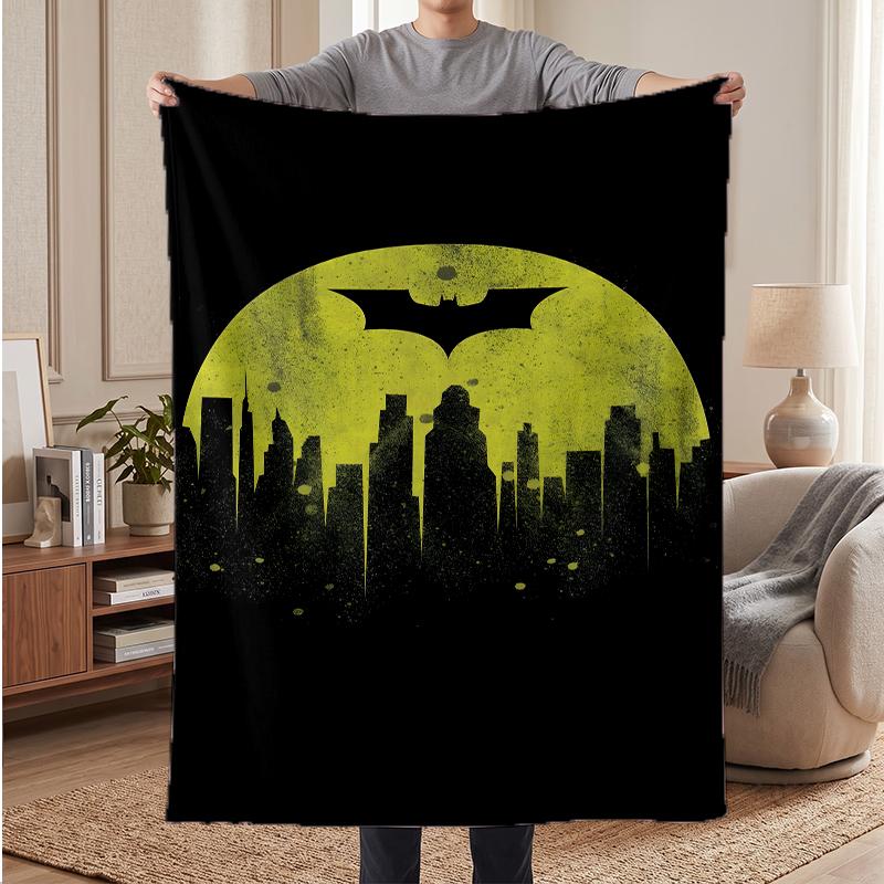 Batman Soft Warm Flannel Blankets Comfortable Blanket for Home Decoration Gifting