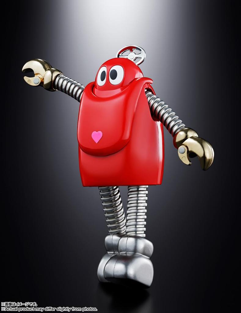 TAMASHII NATIONS Chogokin Ganbare Robocon Robocon 50th Anniversary Revival Version, Approx. 120mm PVC & ABS & Die-cast Painted Movable Figure