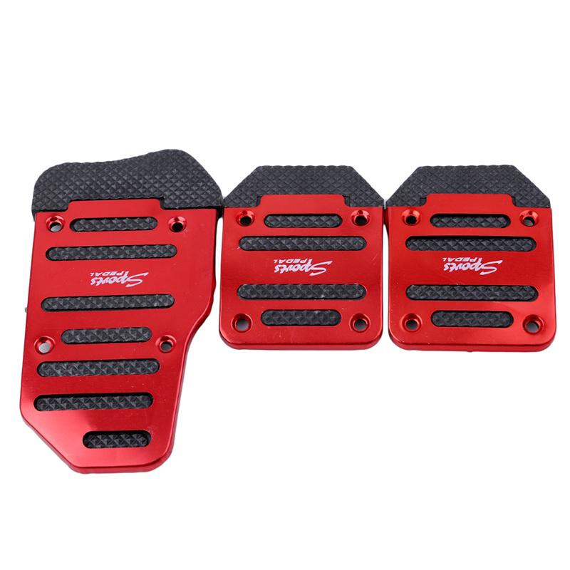 3 шт. Нескользящие Накладки на Педали Газа, Сцепления и Тормоза для Автомобиля, Автотранспортное Средство, Механическая Коробка Передач, Педаль ADM