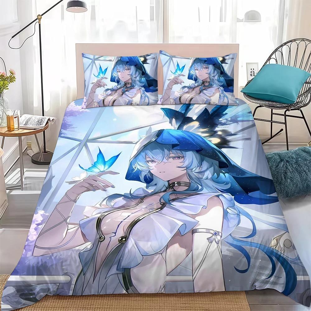 Wuthering Waves The Shorekeeper Bedding Set Duvet Cover Pillowcase Single Twin Large Size Gift for Student Adult Home Decor