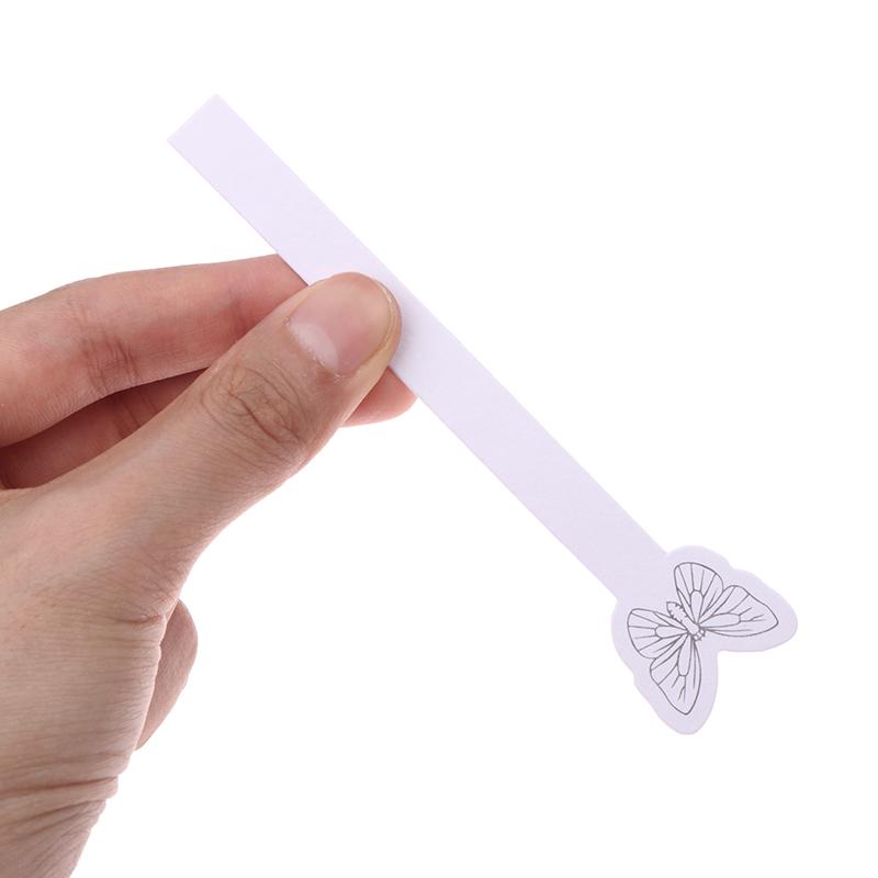100 Pcs Aromatherapy Fragrance Perfume Essential Oils Test Paper Strips Butterfly Pattern Perfume Test Paper 115*10Mm
