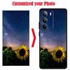 Индивидуальный силиконовый мягкий чехол для телефона DIY Для Realme 14x 14 5G Neo7SE Neo7x C75 C75X C65 C67 12Pro 12Pro+ 11Pro Индивидуальная черная крышка