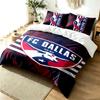 FC Dallas 3pc Duvet Cover Set Simple Modern Bedding Set Wrinkle Resistant Soft Fabric All Season Use a perfect gift