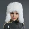 Winter Women Warm Fur Hats Balls Ear Protection Outdoor Cold Hat