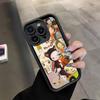 Y-yoshitomo Nara-Ретро Арт Чехол для Телефона Для IPhone 17 16 15 14 13 12 11 Pro Max Plus Черный Полное Покрытие ТПУ