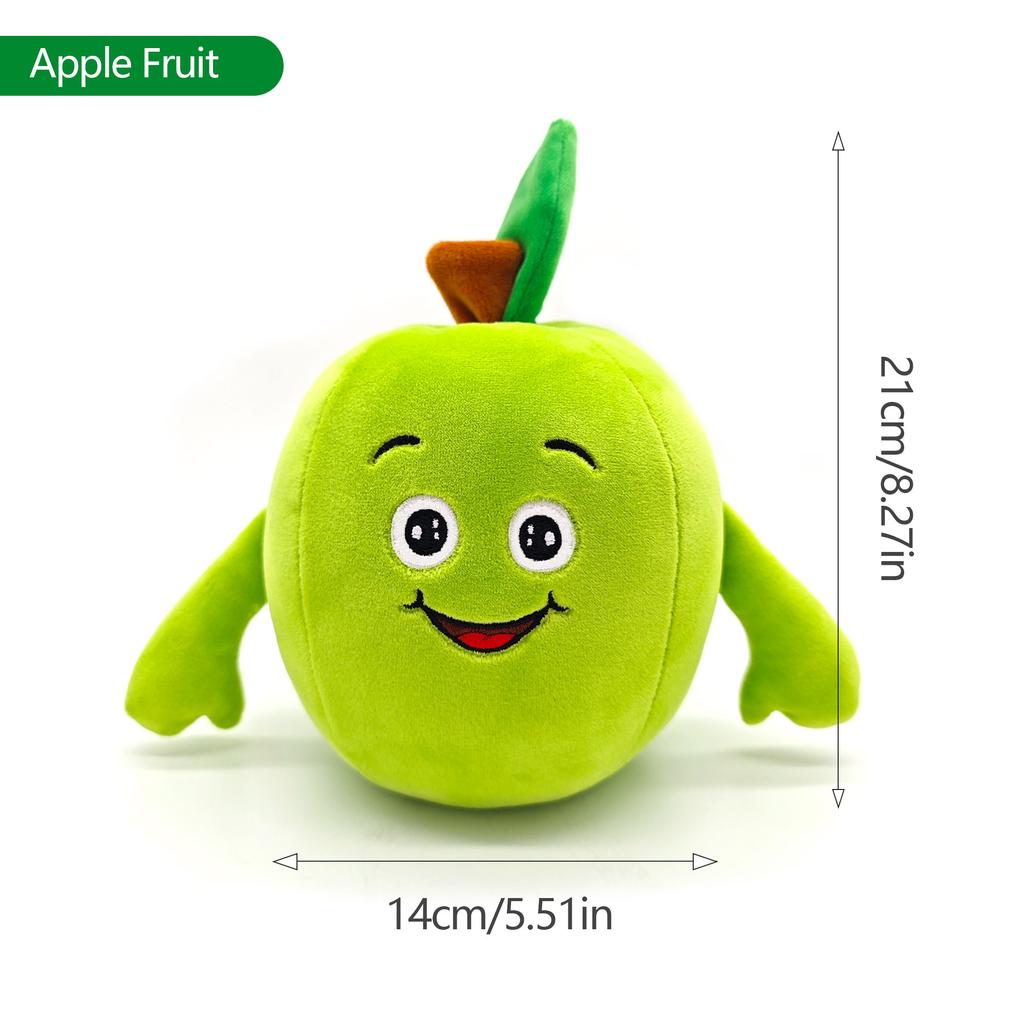 Супермягкие плюшевые игрушки-имитаторы фруктов, плюшевая подушка в виде яблока, банана, украшения для дома, куклы-краны, праздничные подарки