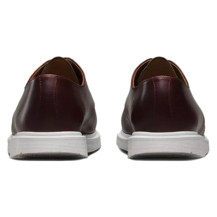 Dr. Martens Кожаные туфли на шнуровке с круглым носком, повседневные, мужские, красно-коричневые 21098211