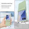 Прозрачный защитный чехол для Samsung Z Flip7 с закаленной пленкой с полным покрытием