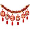 Chinese Style Horse Year Hanging Decorations Spring Festival Decoration  Garden Ceremonies