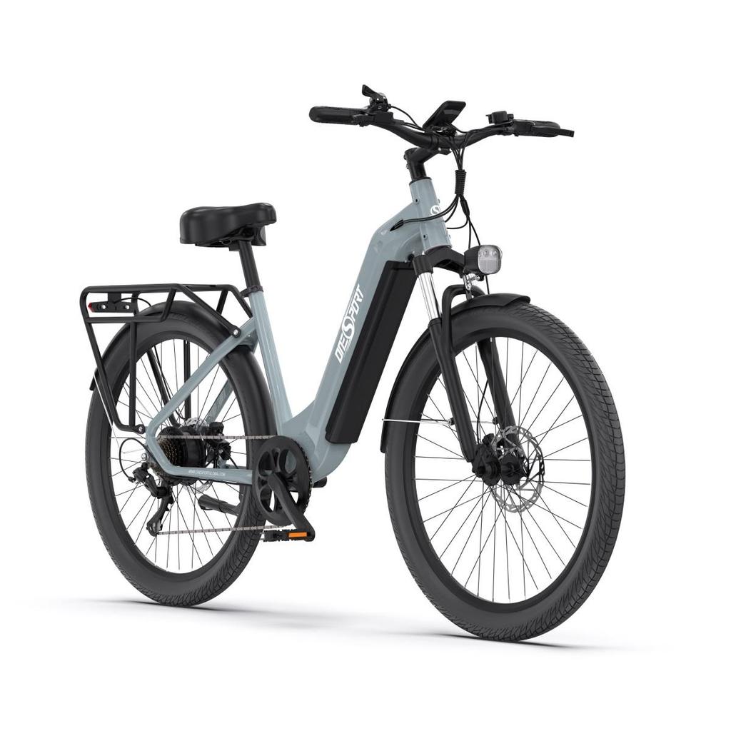 ONESPORT OT05 City Electric Bike 250W 36V 18.2Ah Battery, 27.5inch Tire, 25km/h Max Speed, 120km Max Range, Hydraulic Disc Brake