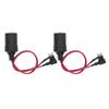 2pcs Cigarette Lighter Female Socket DC 12?24V 8A 30cm Length Cigar Lighter Connector for Car