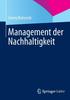 The Management Der Nachhaltigkeit Book