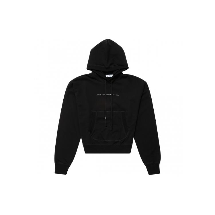 OFF WHITE Tornado Arrow Logo Hoodie OMBB073F21FLE0011084